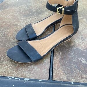 Black Ankle Strap Sandals